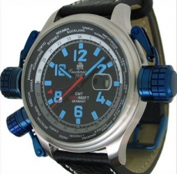 XXL-Pilot &quot;World-Tour&quot; GMT-Uhr Tauchmeister T0181