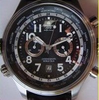 XXL-Pilot DEFENDER Chronograph Aeromatic-Uhr A1113