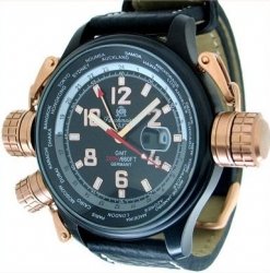 XXL-Pilot &quot;World-Tour&quot; GMT-Uhr Tauchmeister T0184