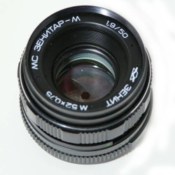 Zenitar 50mm F1.9 russische Weinlese-Objektiv für Olympus 4/3