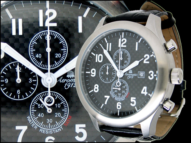 XXL Militär NAVI PILOT-Chronograph-Uhr A1315