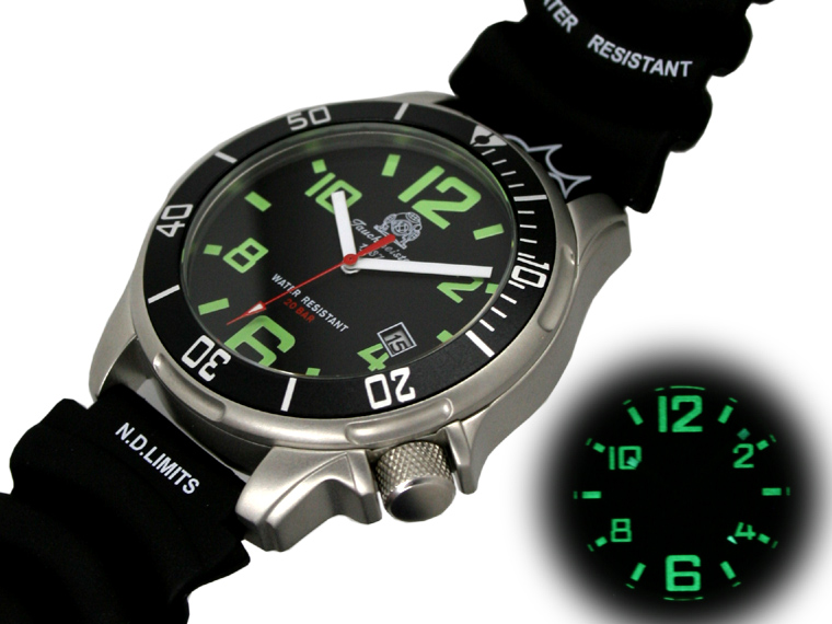 Marine-Kampf-Taucher "Professional Deep Sea" 20bar T0205
