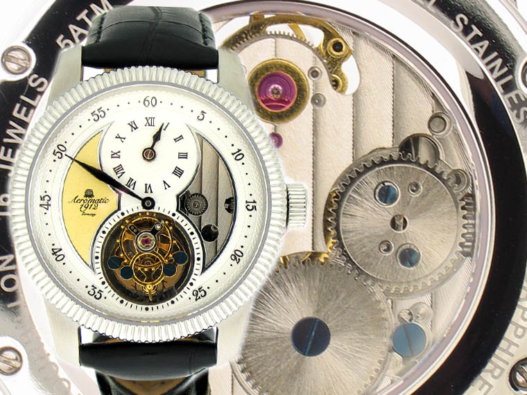 Mechanische Real fliegenden Tourbillon Regulateur Minute Special Edition! A1199B