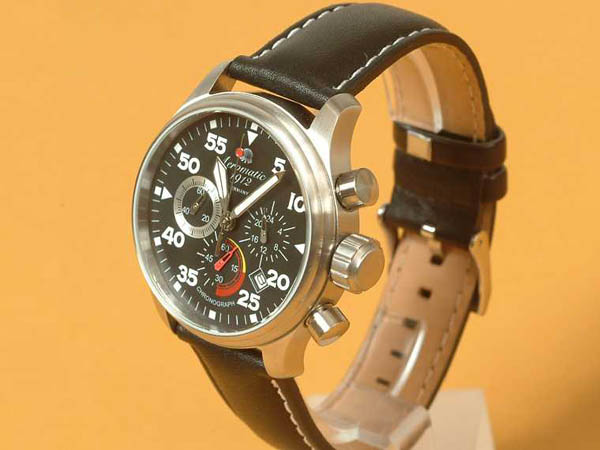 Military Flieger BEOBACHTER Chronograph 3-Augen A1229