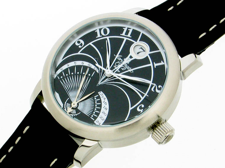 Rückflug (retrograde) 24h GMT (zweite Zeitzone) Klassischer Entwurf A1244
