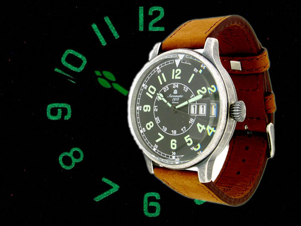 Deutsch 2.WW RETRO-FLIEGER-Offizer-Habicht BigDate A1254B