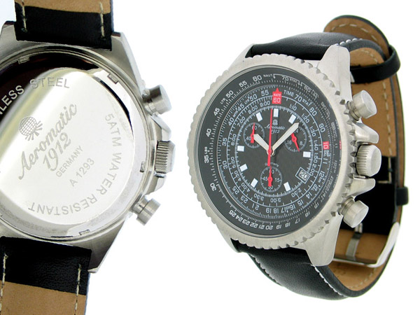 Militärflug NAVI Computer-Chronograph-Uhr A1293