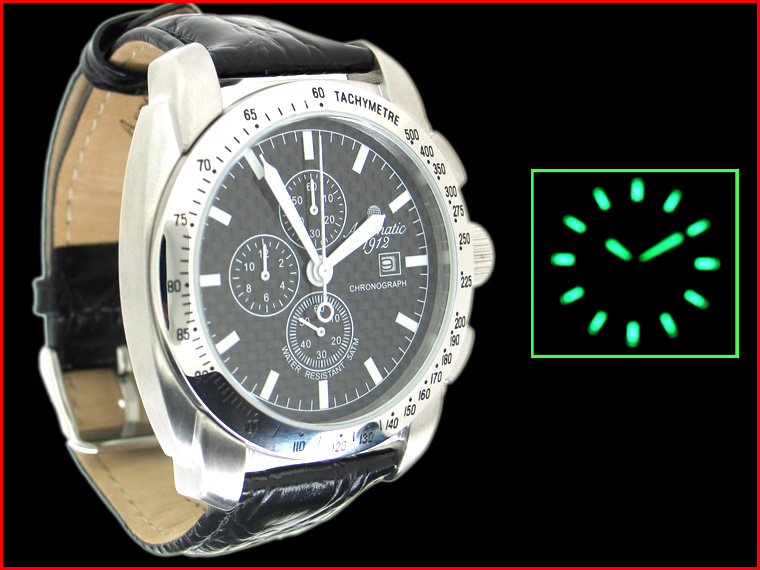 XXL Militär NAVI PILOT-Chronograph-Uhr A1314