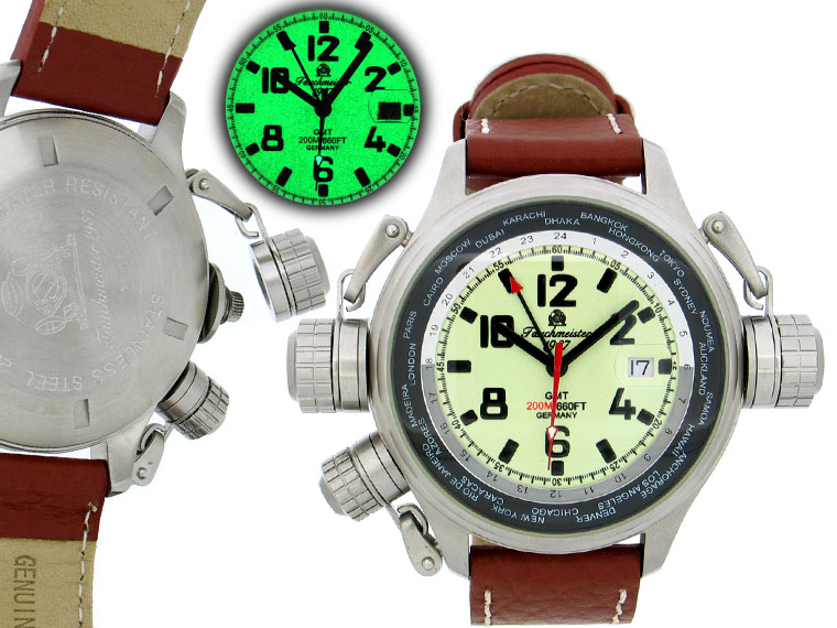 XXL-Pilot "World-Tour" GMT Luminous mit Kronenschutzsystem T0155
