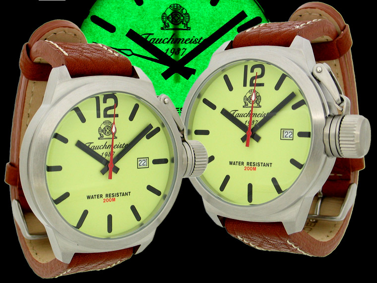 2.WW Design deutschen U-Boot SWISS-DATE schwer !!! Kronenkappe T0160