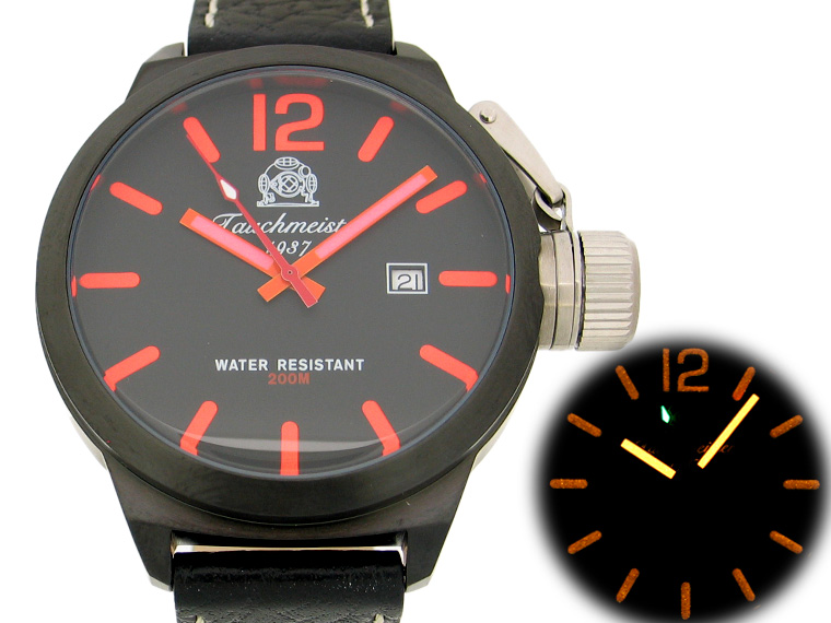2.WW Design deutschen U-Boot SWISS-DATE schwer !!! Kronenkappe T0162