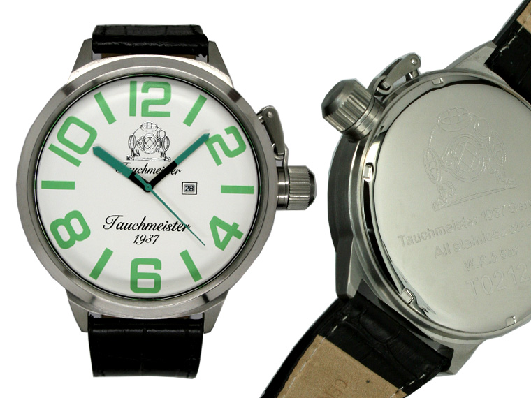 XXXL 57mm 2.WW Design deutschen U-Boot DATE Kronenkappe T0212