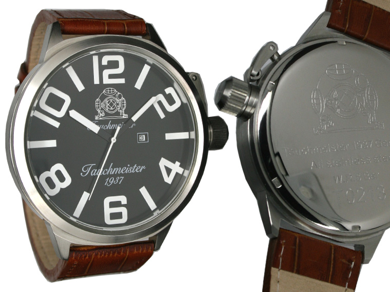 XXXL 57mm 2.WW Design deutschen U-Boot DATE Kronenkappe T0213