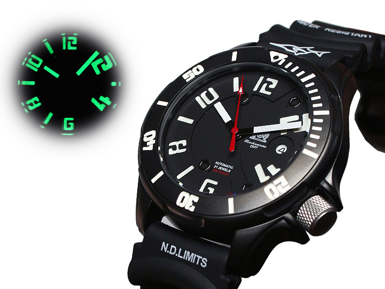 Marine-Kampf-Taucher "Professional Deep Sea" 20bar 3-D Wahl T0220A
