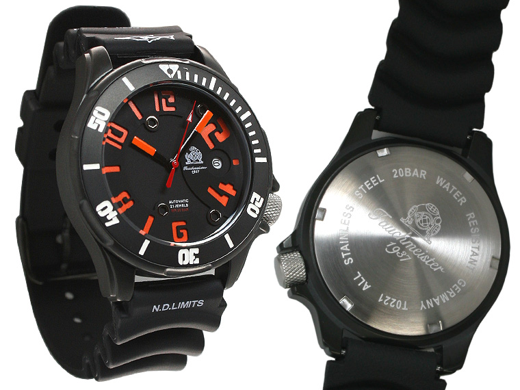 2.WW deutschen U-Boot SWISS-DATE GMT schwer !!! HORIZONTAL Kronenkappe T0221