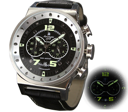 XL-Militär Chronograph 3-D Wahl A1344